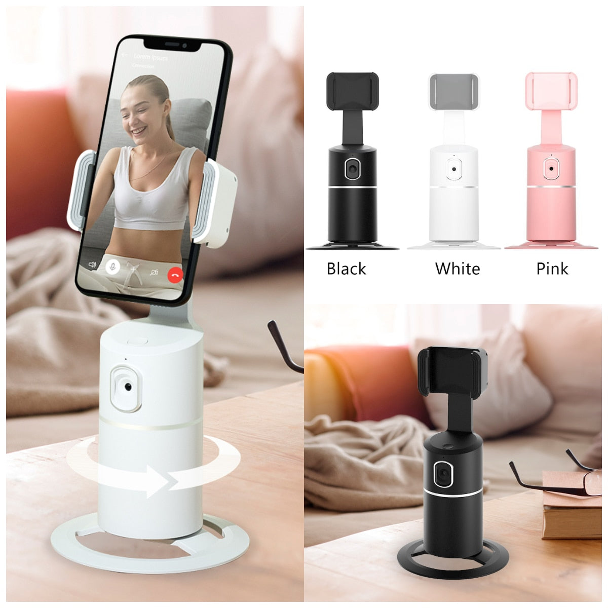 360° Smart Face Tracking Tripod